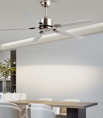 Silver Modern LED Ceiling Fan ECO 52 3 Blade Ceiling Fan