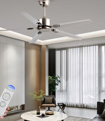 Silver Modern LED Ceiling Fan ECO 52 3 Blade Ceiling Fan