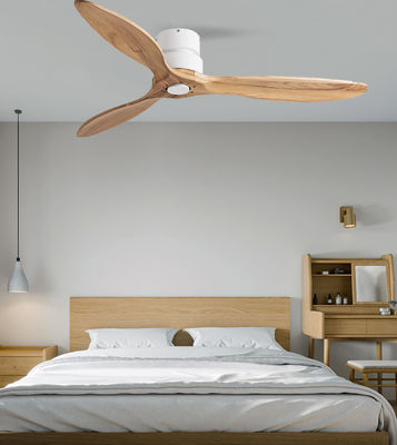 Modern Hanging Ceiling Fan With Light 3 Blade Flush Mount Ceiling Fan
