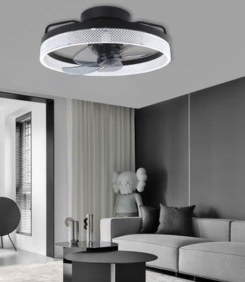 Black Chandelier Bladeless Ceiling Fan Low Noise Ceiling Fan Fandelier
