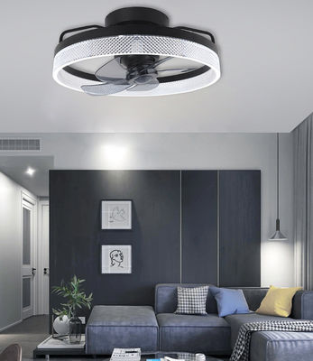 Black Chandelier Bladeless Ceiling Fan Low Noise Ceiling Fan Fandelier
