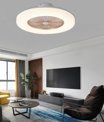 White Hanging Ceiling Fan With Light Retractable Chandelier Fan Light