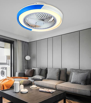 Blue And White Crystal Ceiling Fan 42in Chandelier Fans With Lights