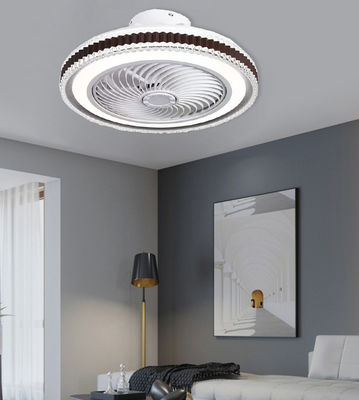 42 Bladeless Ceiling Fan With Light Flush Mount Chandelier Fan