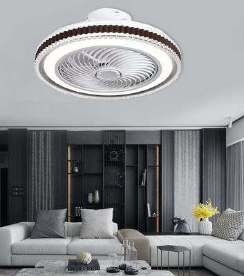 42 Bladeless Ceiling Fan With Light Flush Mount Chandelier Fan