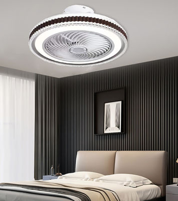 42 Bladeless Ceiling Fan With Light Flush Mount Chandelier Fan