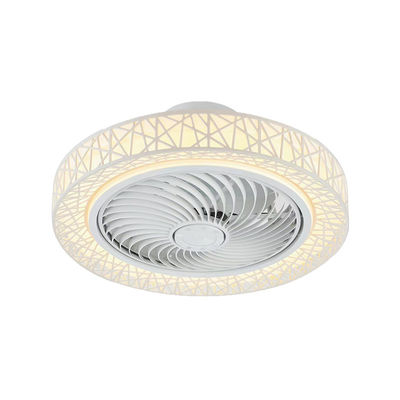 ABS Low Profile Bladeless Ceiling Fan Chandelier 42in Quiet DC Motor