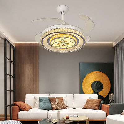 Reversible Folding Ceiling Fan With Light Smart Low Profile Ceiling Fan