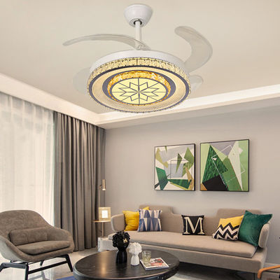 DC Motor 3 Blades Smart Led Ceiling Fan With Foldable Blades