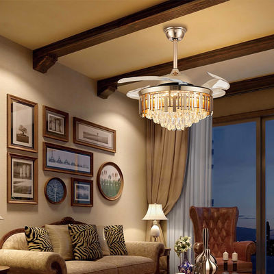 3 ABS Blades Folding Ceiling Fan With Light 42 Inch Foldable Blade Fan