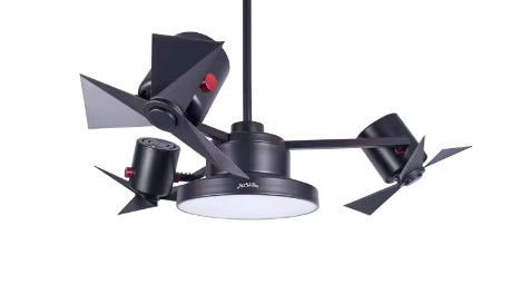 ECO Chandelier Bathroom Ceiling Fan With Light Household Use