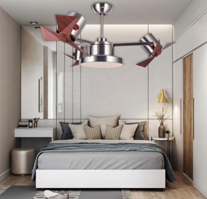 ECO Chandelier Bathroom Ceiling Fan With Light Household Use